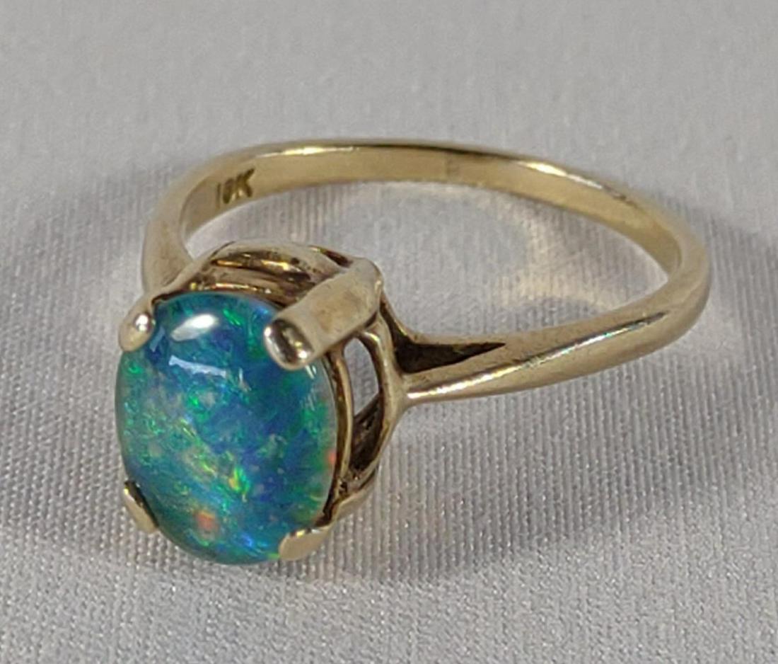 Opal Triplet 10K Gold Ring (Sz 8) (1 of 7)