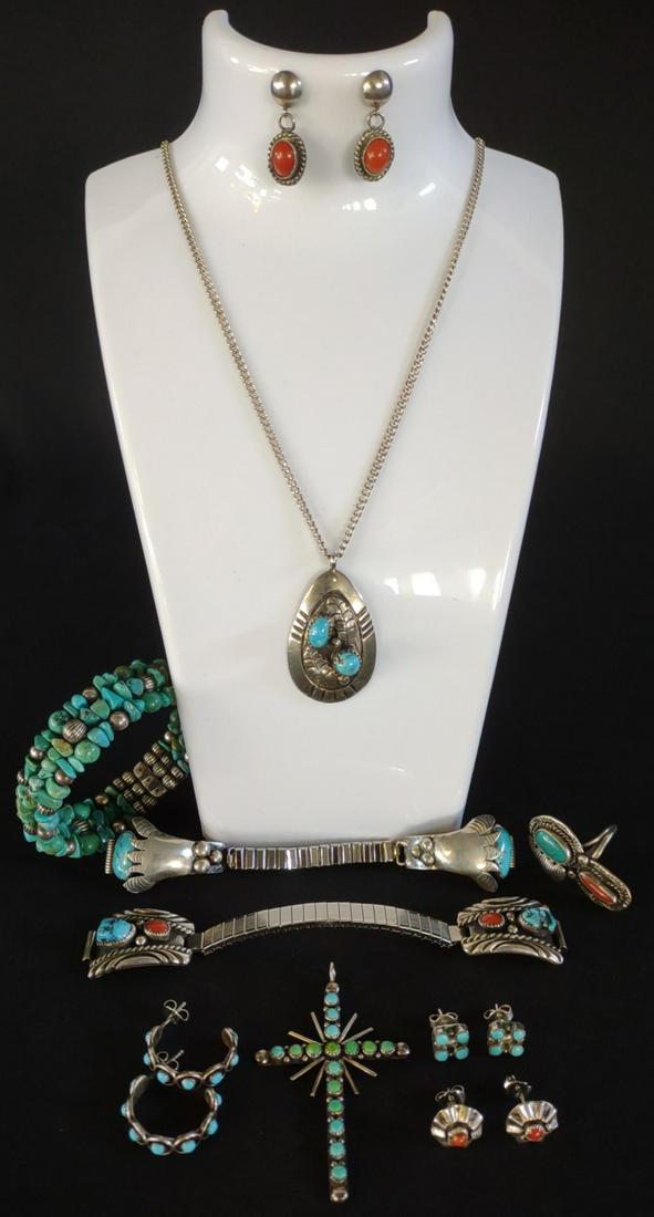 Native American Turquoise & Sterling Suite (1 of 20)