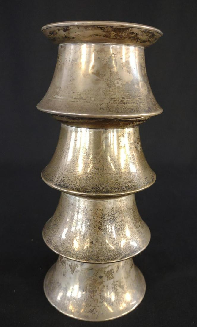 Gorham Sterling Weighted Pyramid Candlestick (1 of 6)