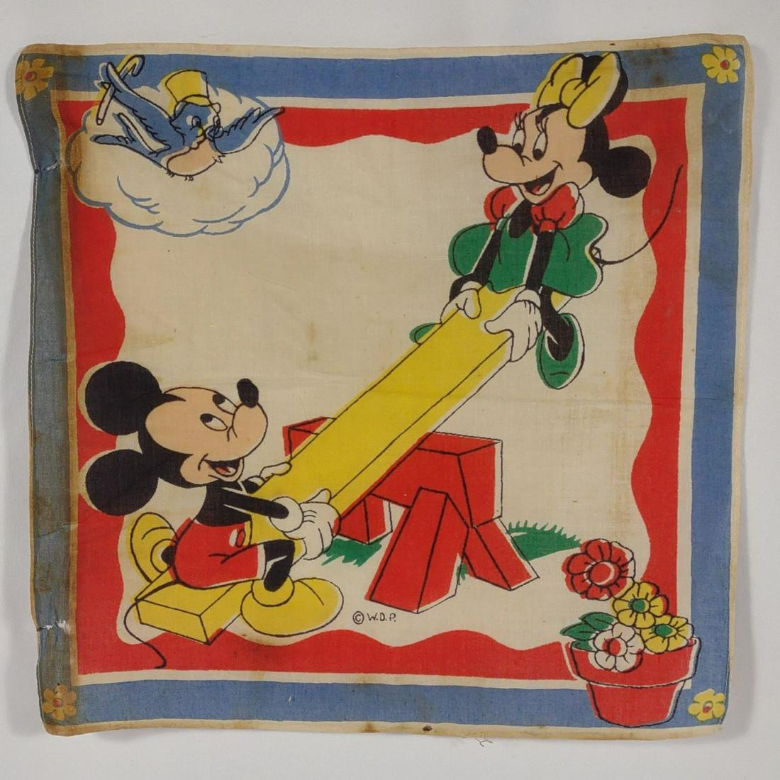 Vintage Walt Disney Pro. Mickey Handkerchief (1 of 5)