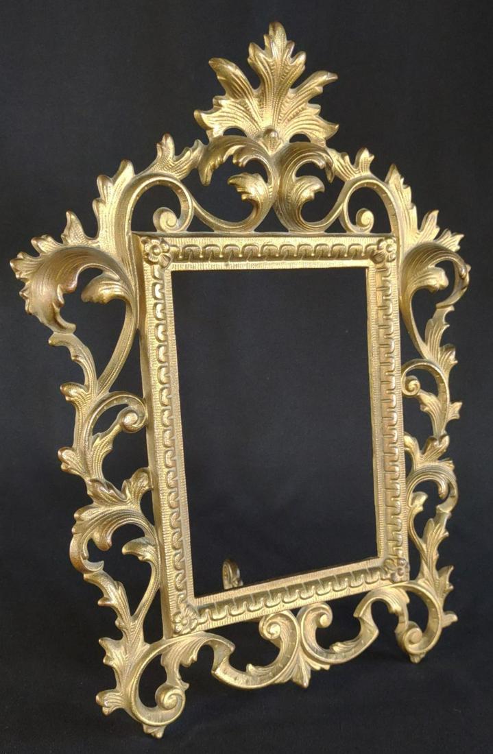 Victorian Cast Iron Rococo Style Gilt Frame (1 of 6)
