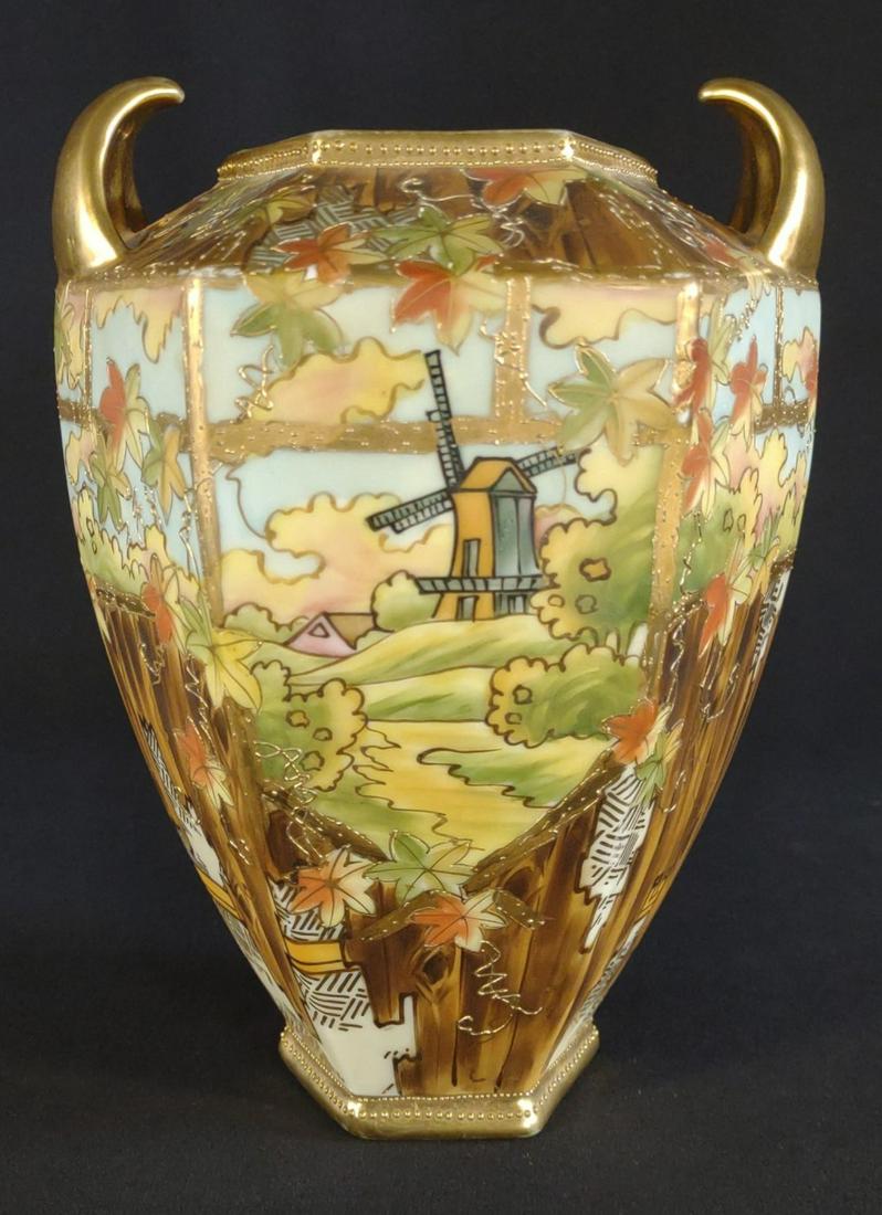 Hand Painted Nippon Moriage Vase (1 of 8)