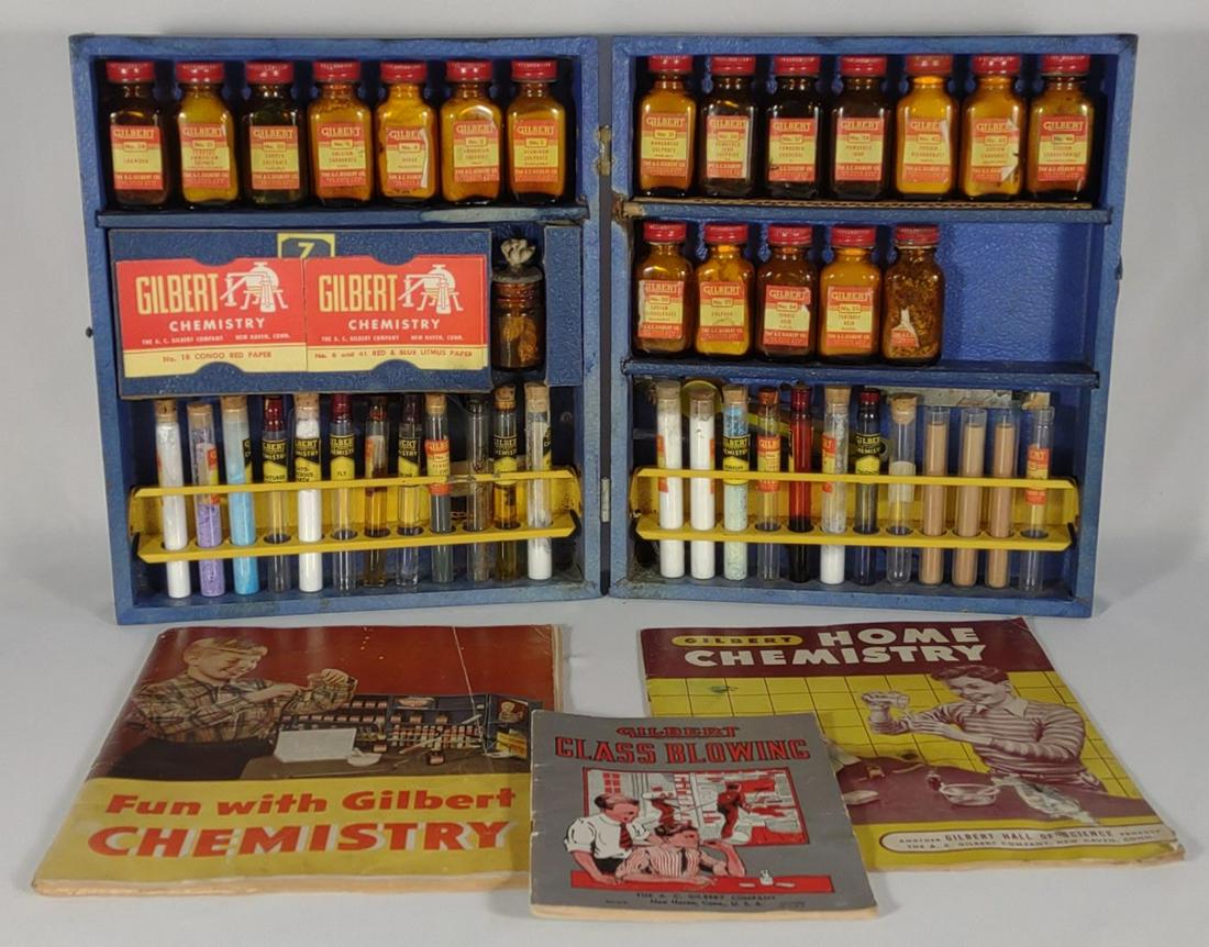 Vtg A.C. Gilbert Chemistry Outfit no. 7 & Manuals (1 of 20)