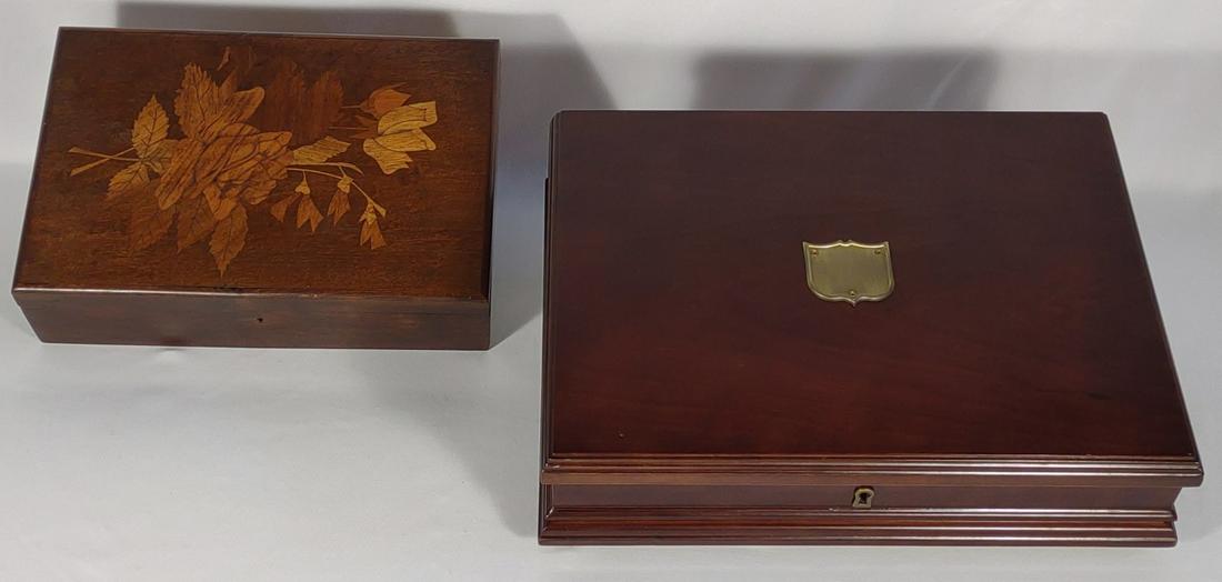 2 Vintage Wooden Storage Boxes (1 of 20)