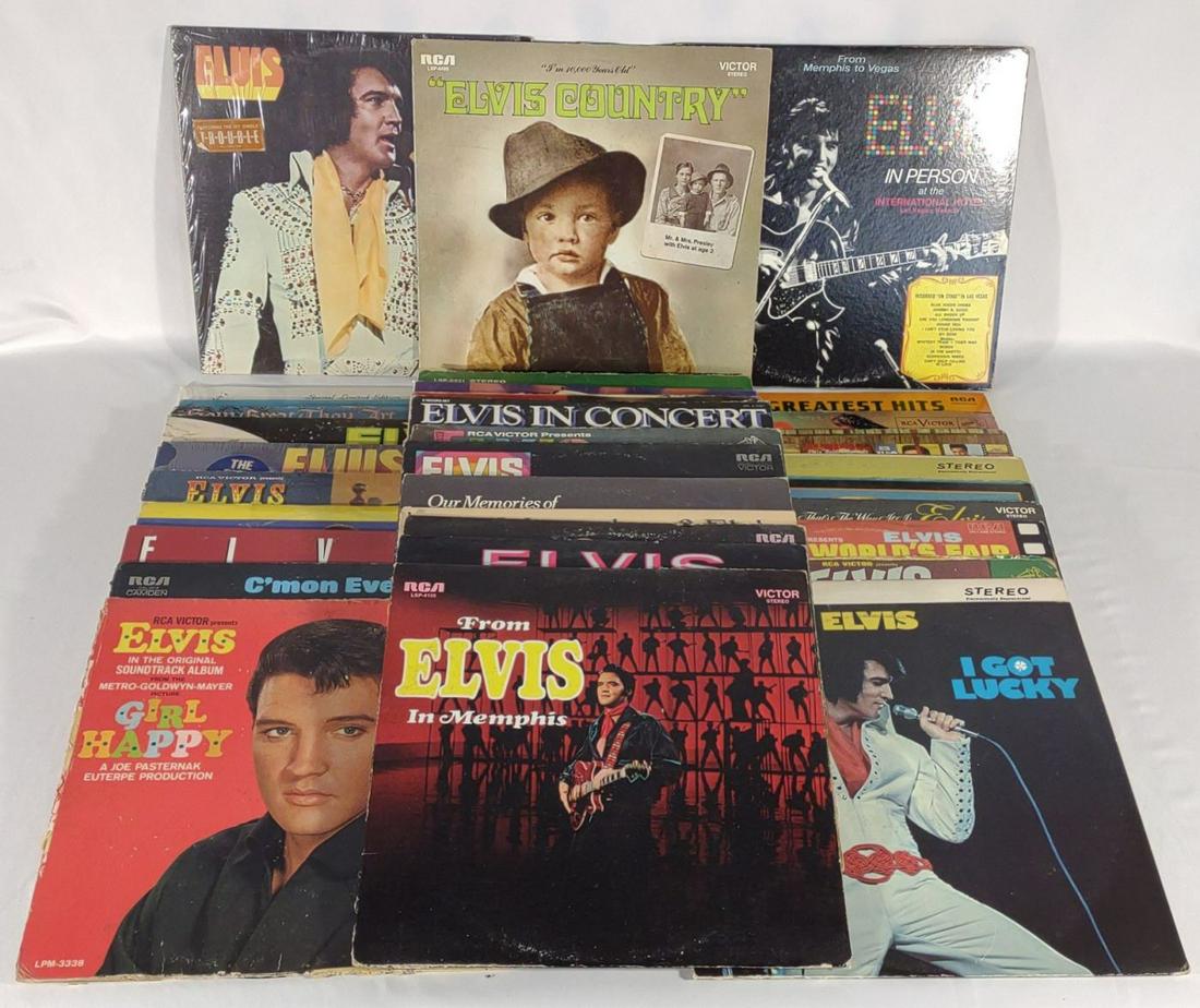 34 Elvis Music Record Albums (1 of 8)