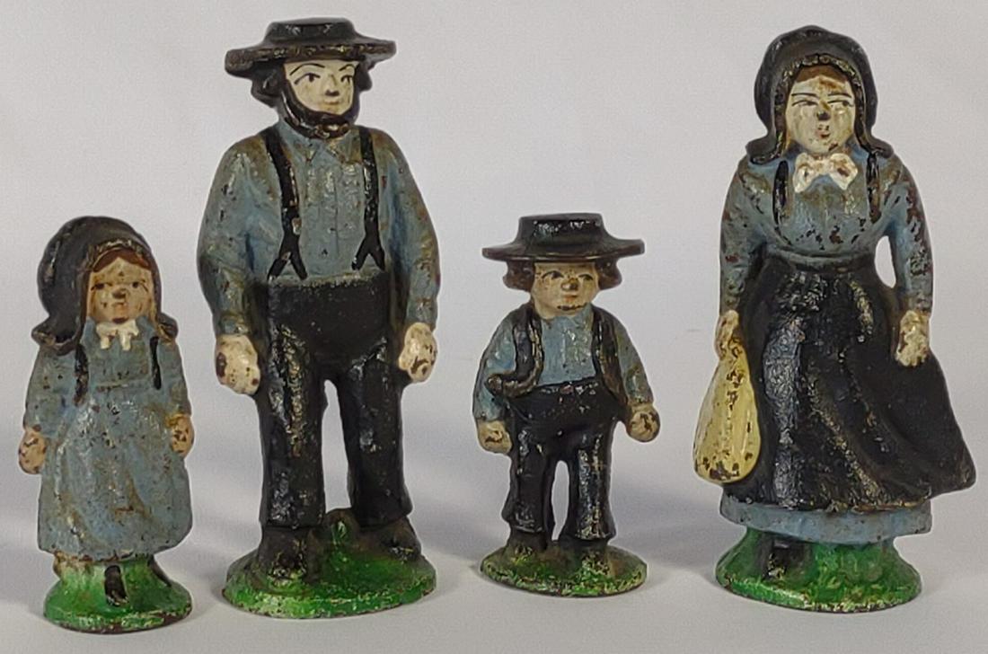 4 Cast Iron Amish Figures (1 of 14)