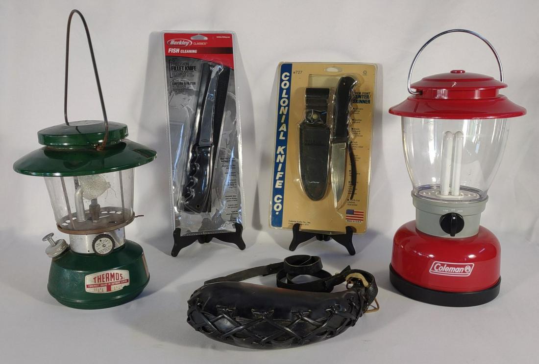 Thermos & Coleman Camping Lanterns & Knives (1 of 15)