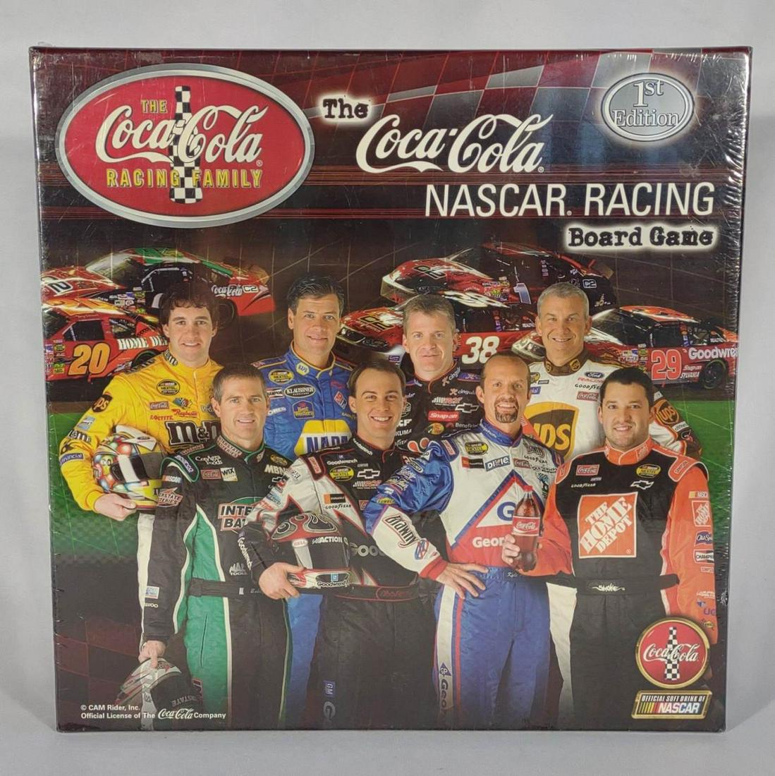 1st Ed. Coca Cola Nascar Racing Board Game (New) (1 of 9)