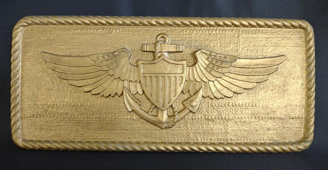 US Naval Aviation Wing Wall Plaque (1 of 6)