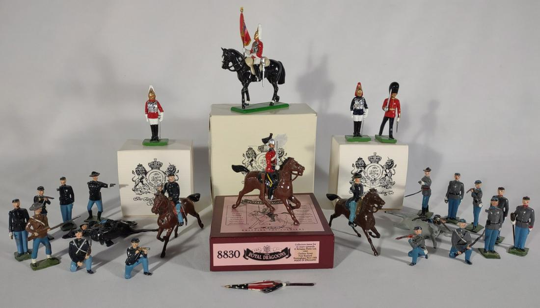 23 Toy Lead Soldiers (incl. Royal Dragoons) (1 of 20)