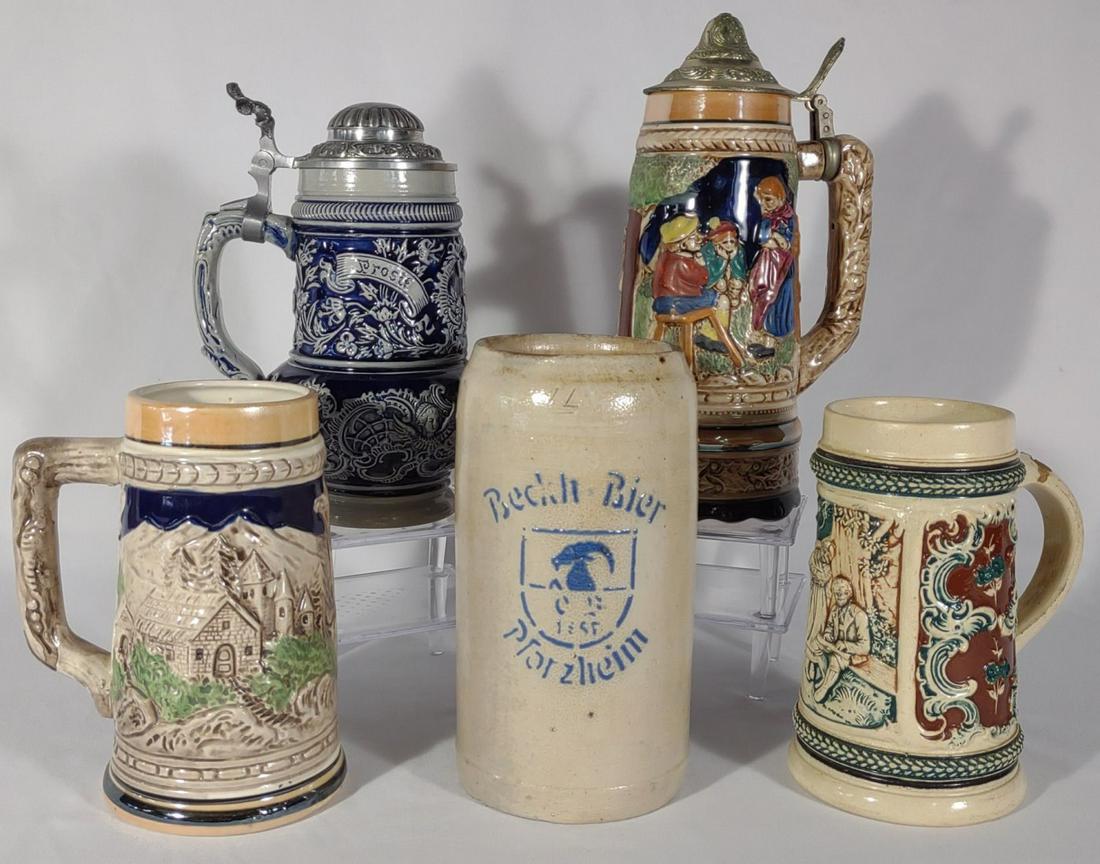 5 German Beer Steins (1 of 20)