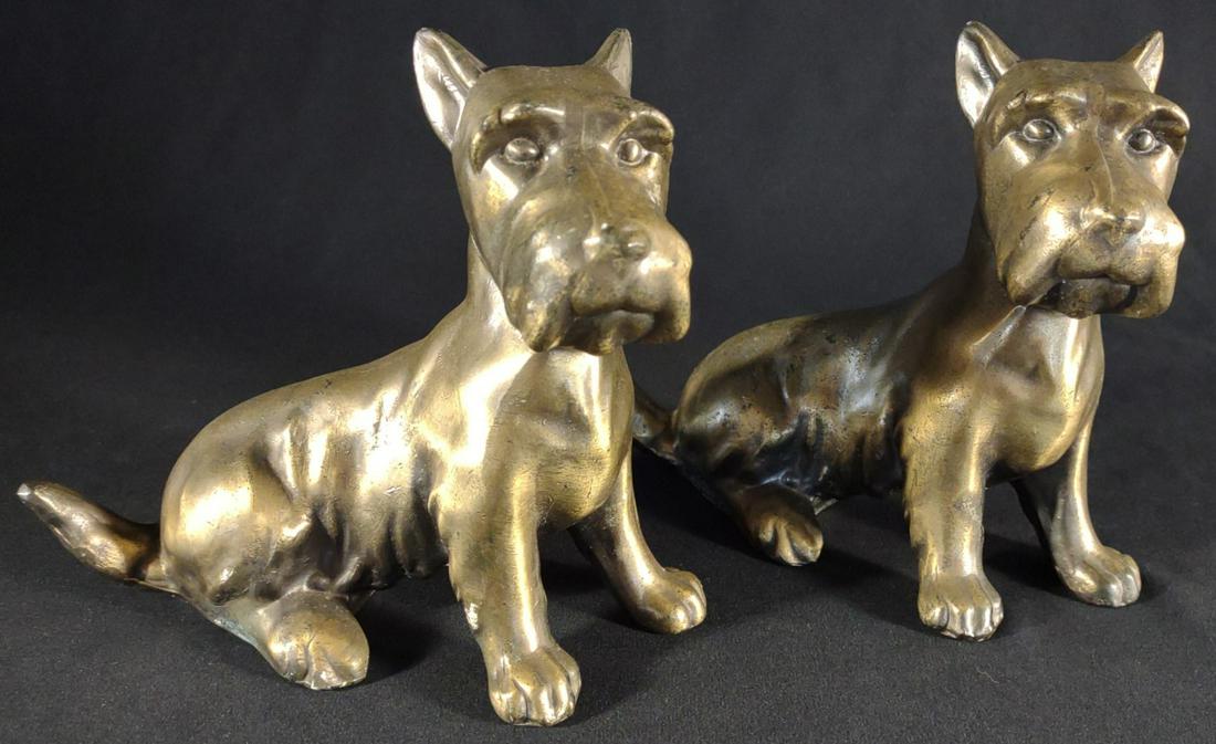 Sitting Scottish Terrier Bookends / Figures (1 of 7)