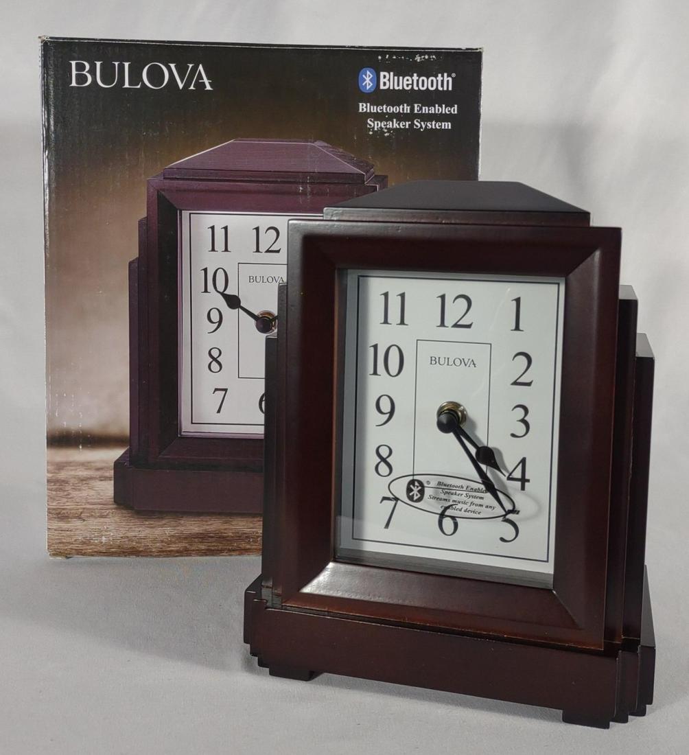 Bulova Empire Bluetooth Speaker Clock B2618 (New) (1 of 10)