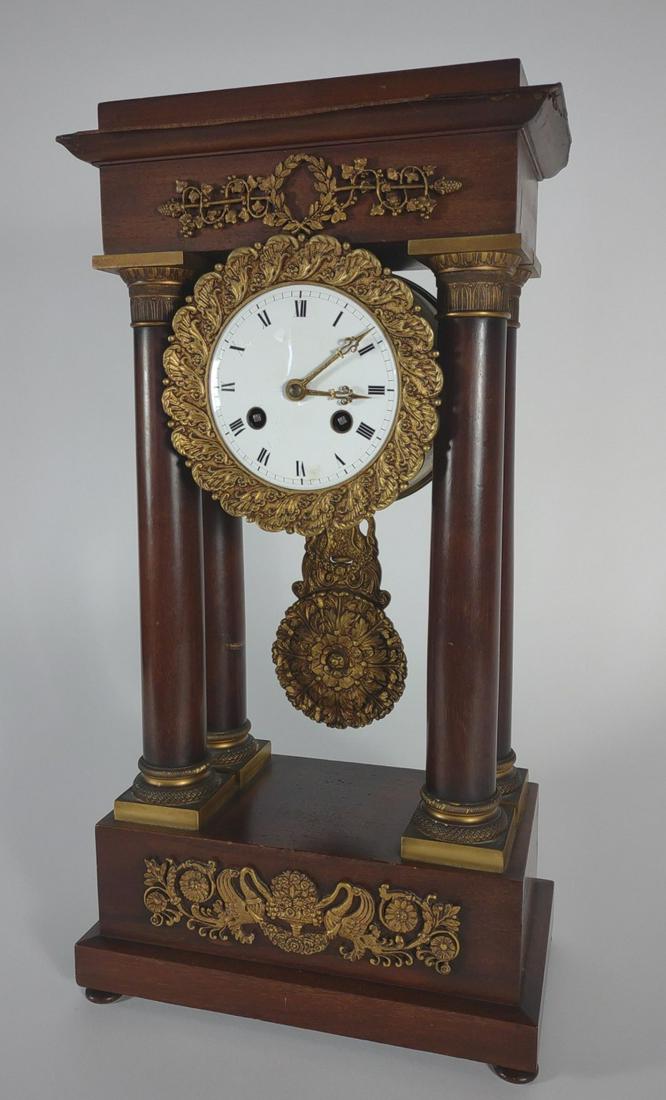 19th C Vincenti H&H French Portico clock (1 of 19)