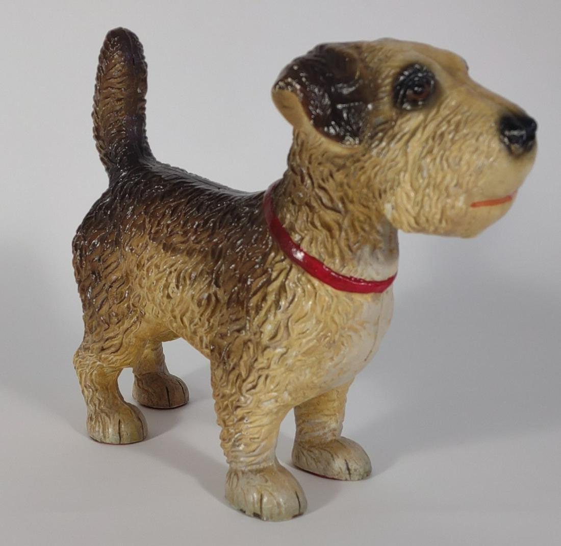 Vintage Cast Iron Terrier Dog Doorstop (1 of 7)