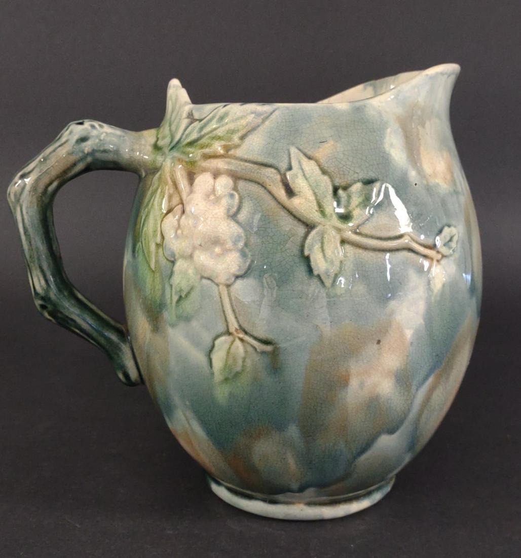 Etruscan Majolica Hawthorne Pitcher (1 of 8)