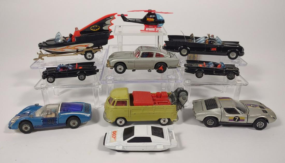 10 Corgi Toys Batman Cars, 007 & Race Cars (1 of 20)