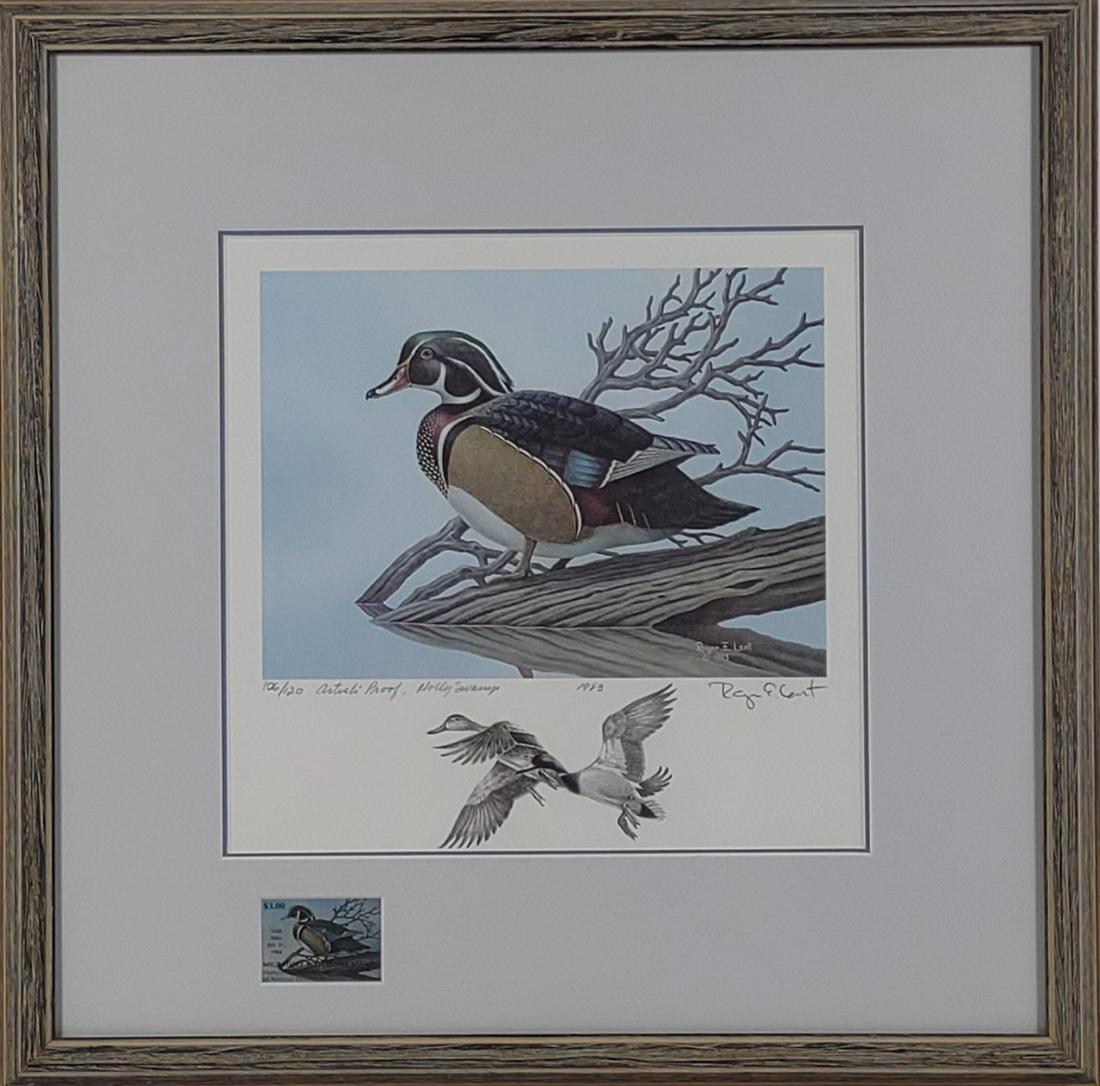 Roger Lent Signed AP Maryland Duck Stamp Print (1 of 11)