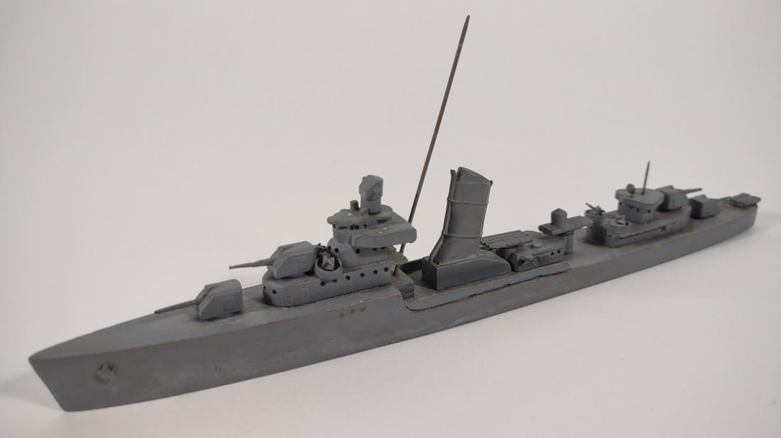 Scale model on Destroyer Ship (Lead & Wood) (1 of 7)