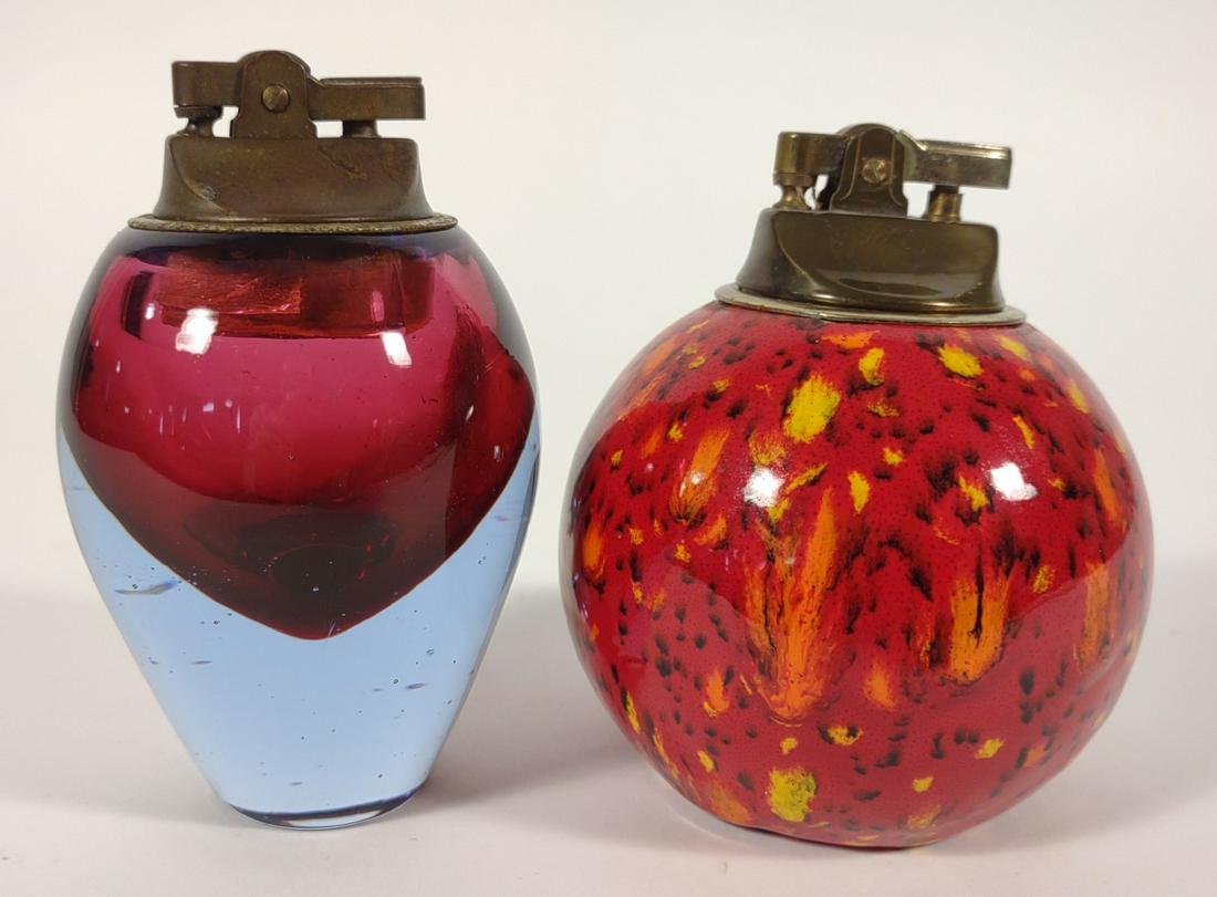 2 Vintage Murano Style Table Lighters (1 of 9)