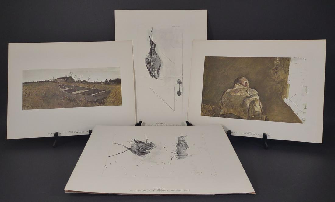 Set of 4 Andrew Wyeth Four Seasons Prints (1 of 9)