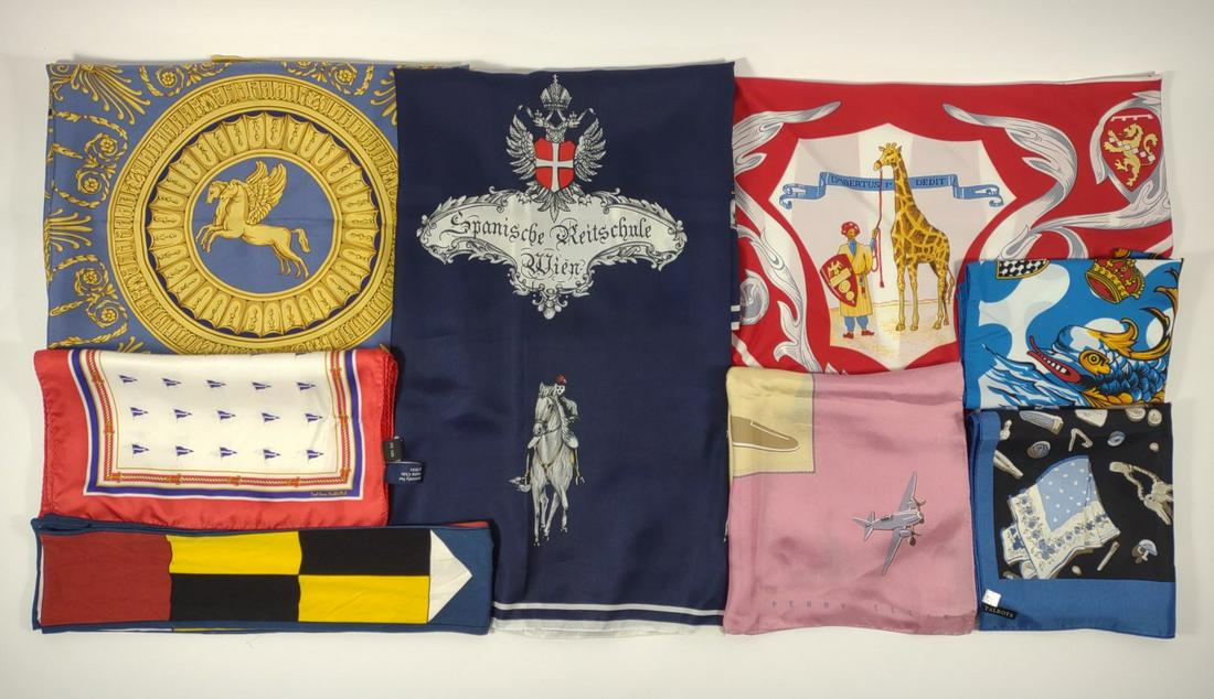 8 Vintage Scarves (Incl. Silk) (1 of 20)