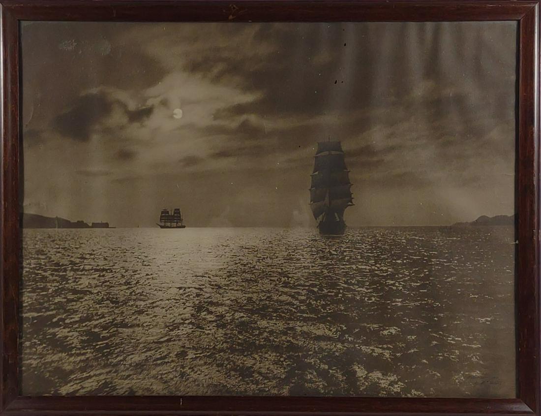 Willard Worden Framed Print of Ships on the Bay (1 of 7)