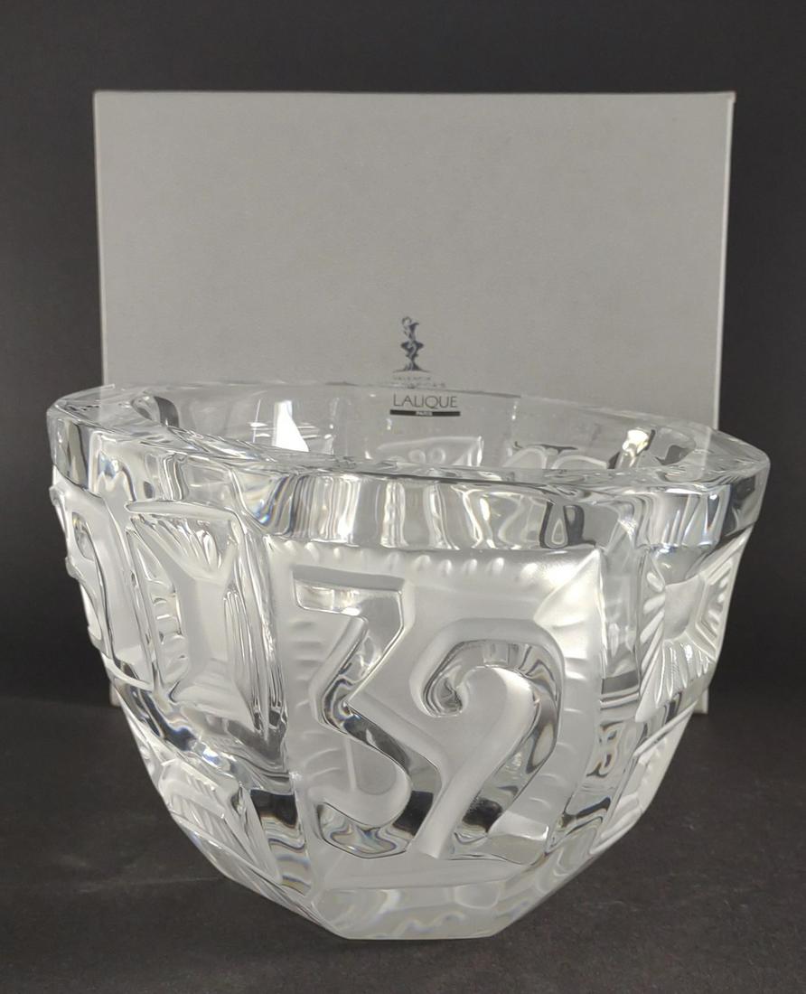 ラリック 着こなせ ラージ クリスタル ボウル Lalique France