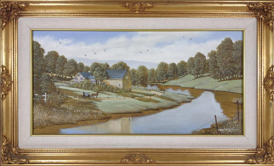 Paul MacWilliams (b.1945) Farm Landscape Painting (1 of 8)