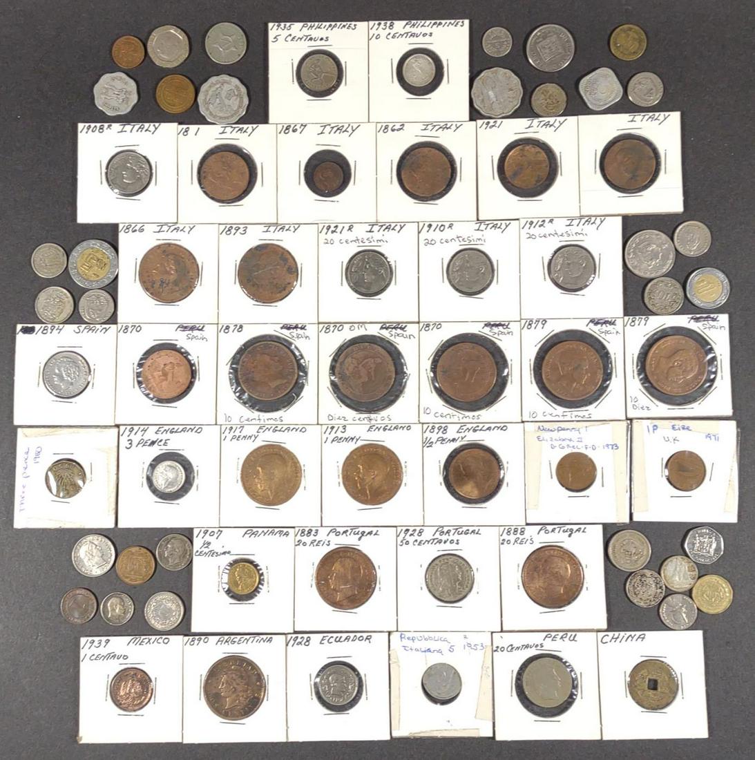 Lot of 69 International Coins (1 of 14)