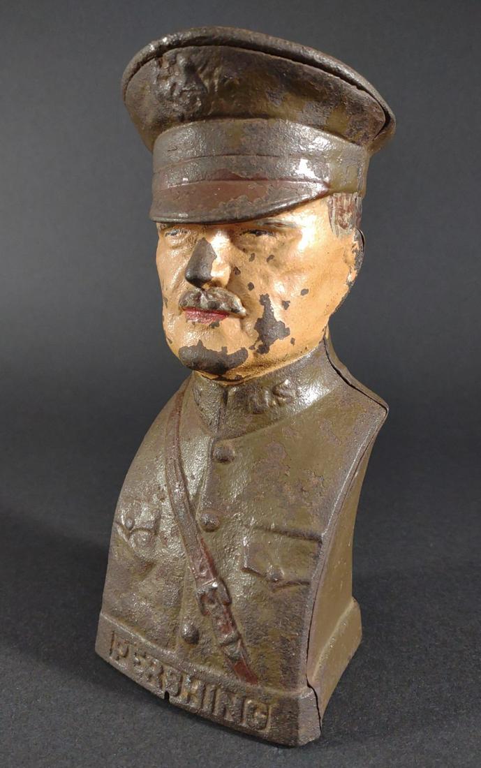 General Pershing Cast Iron Still Coin Bank (1 of 9)