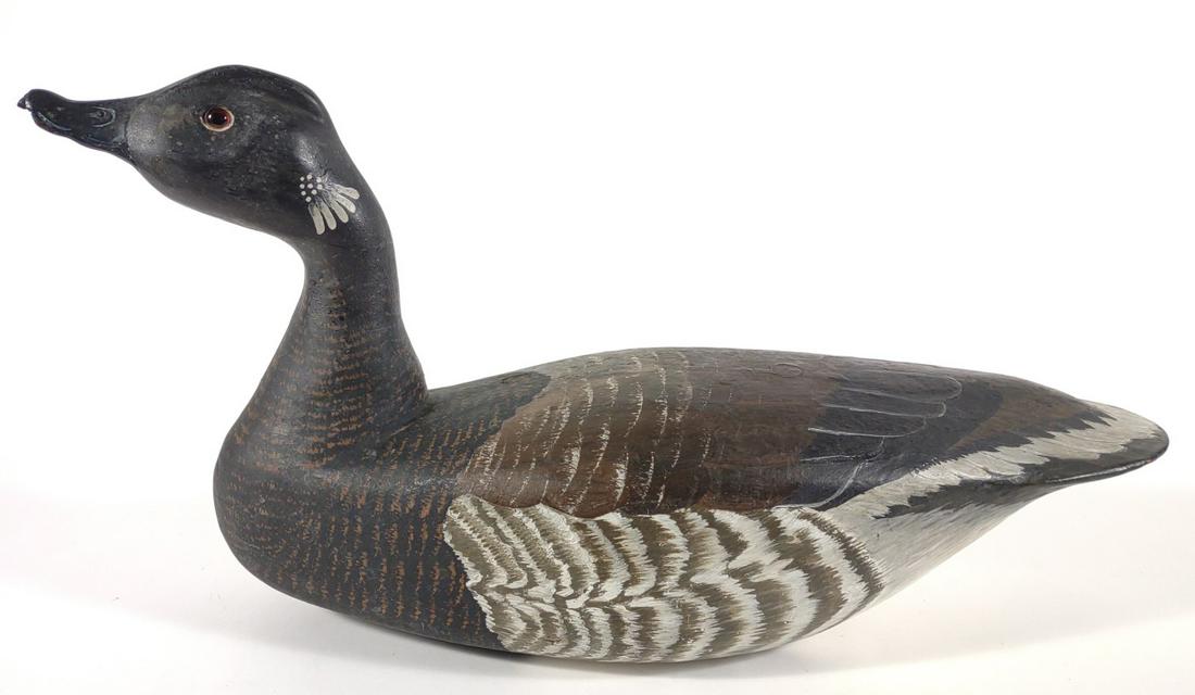 Brant Goose Hollow Carved Decoy (1 of 6)