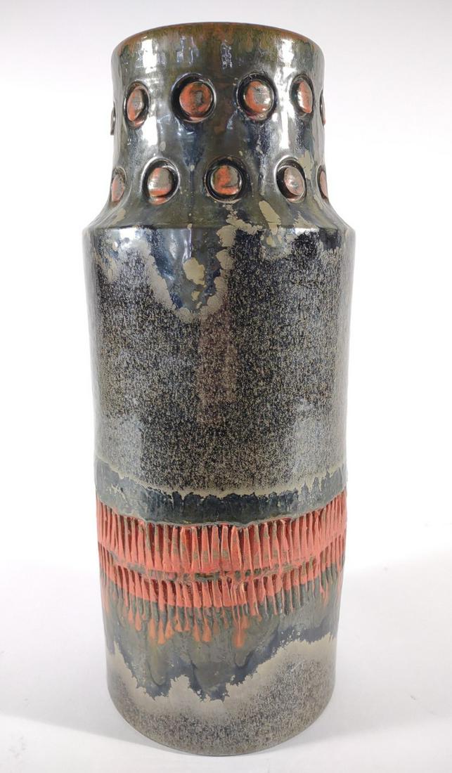 Italian Glazed Pottery Vase 14" (1 of 6)