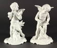 2 Sandizell Porcelain Cherub Figures