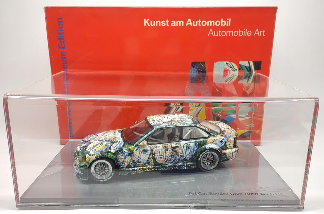 Bmw Art Car Museum Edition Sandro Chia Car W/ Box