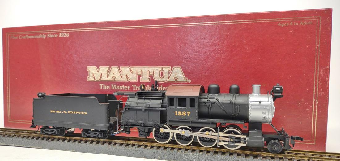 Mantua HO Reading 2-8-0 Camelback Train w/ Box (1 of 11)