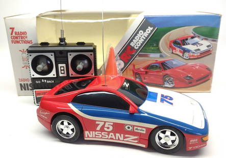 1991 Tyco Nissan 300ZX RC Race Car Toy w/ Box: 1991 vintage R/C (radio controlled) Nissan 300ZX in original box. Made by Tyco. Precision built by Taiyo. Very good condition, works. Model #2223-27.