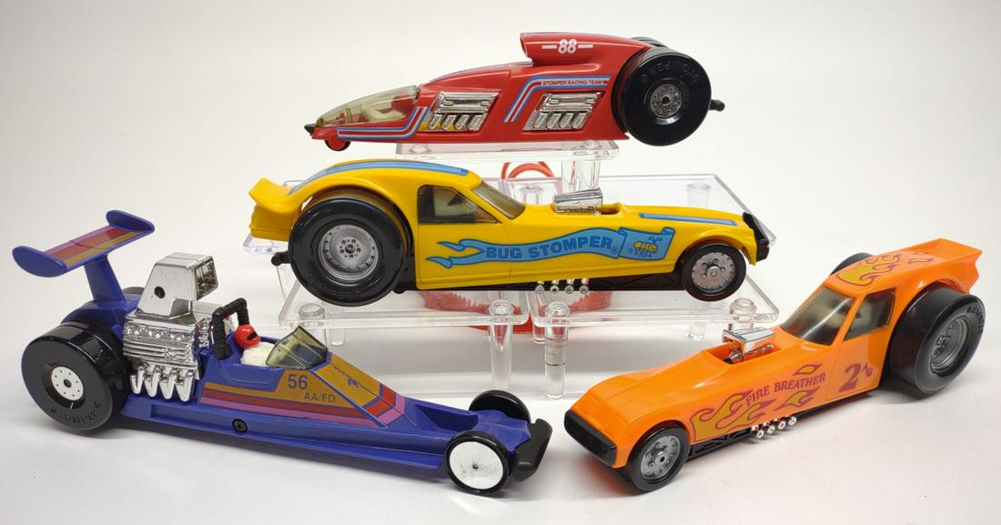 4 1st Shot Schaper Stomper Dragster Toy Cars (1 of 7)