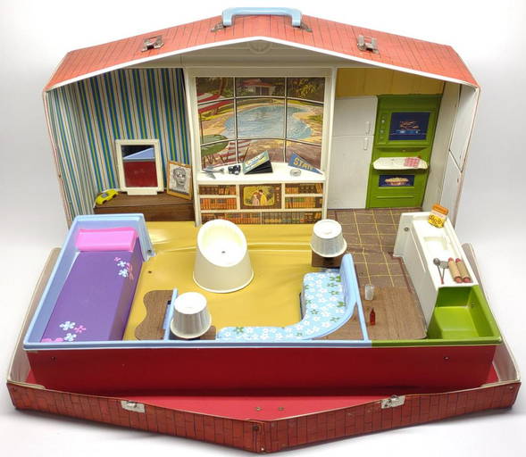 1965 Barbie Skipper Deluxe House Play Set