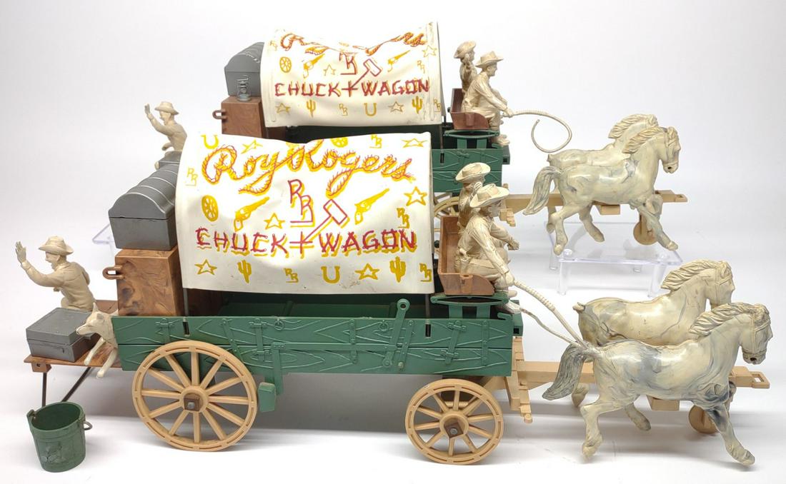 Two 1950s Roy Rogers Chuck Wagon Toy Sets - Ideal (1 of 9)
