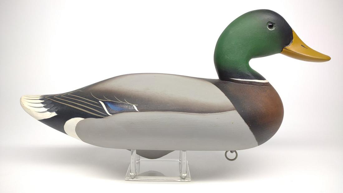 Charlie Joiner Mallard Drake Duck Decoy Auction