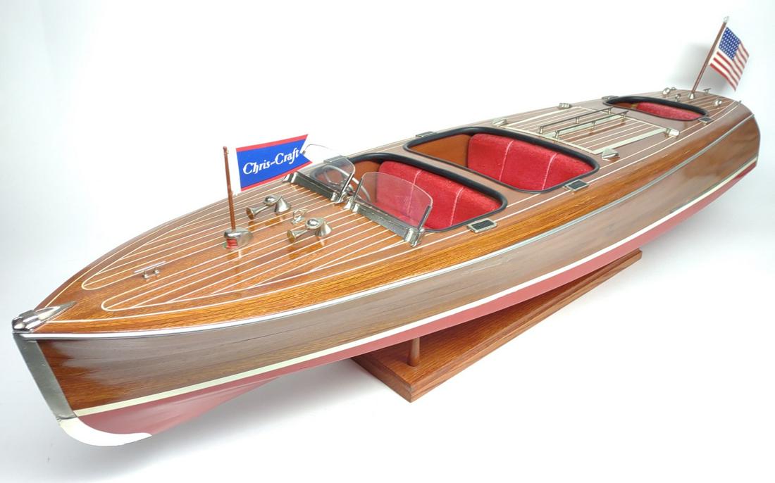 Chris Craft Triple Cockpit Model Boat (1 of 14)
