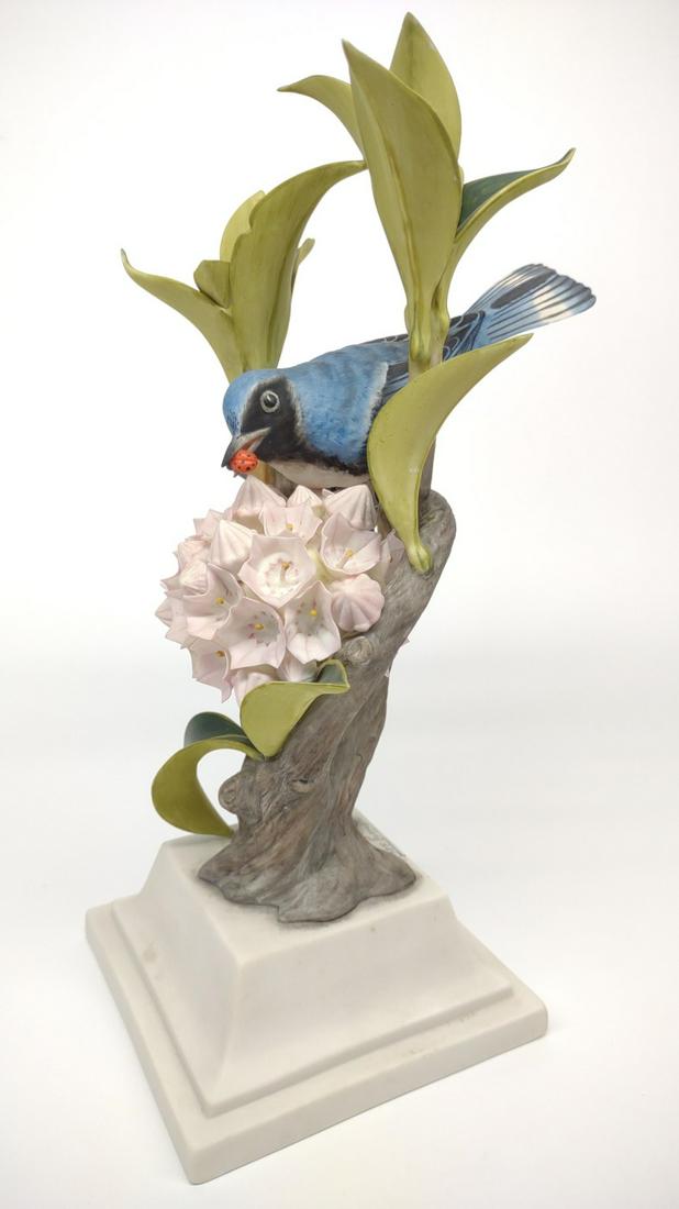 Boehm Black Throated Blue Warbler 441 Bird Figure (1 of 9)