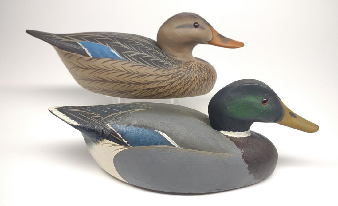 Dan Brown Mallard Hen & Drake Duck Decoys (1 of 13)