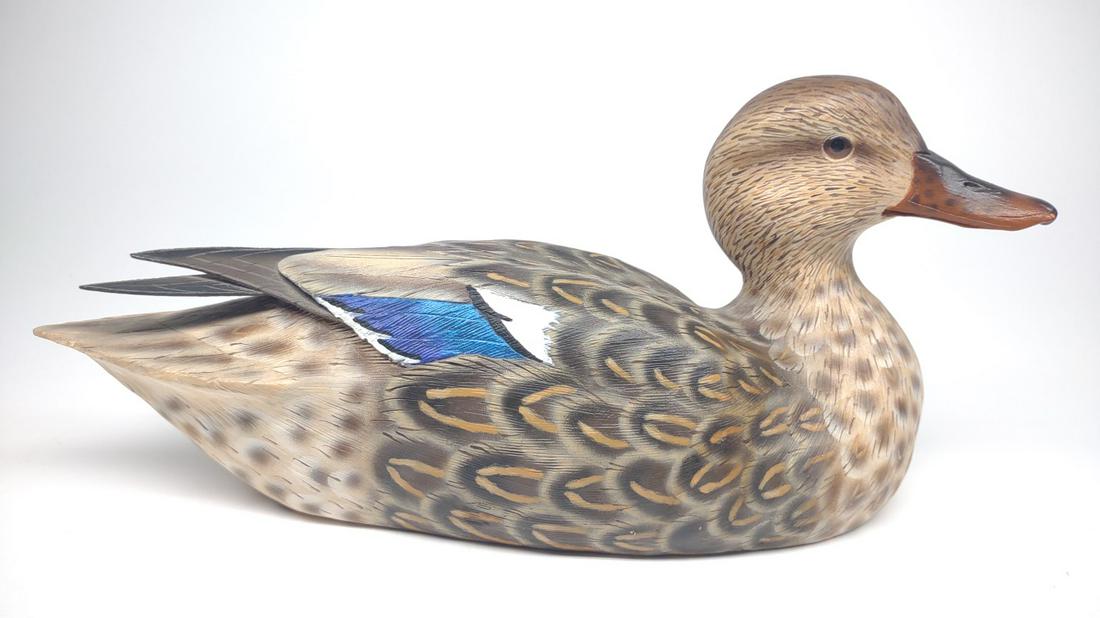 William Veasey Mallard Hen Duck Decoy (1 of 6)