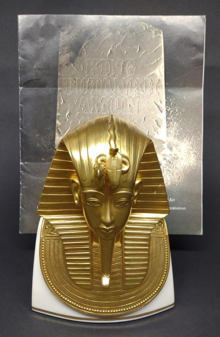 1978 Lenox Gold Mask of King Tutankhamun Figure (1 of 11)