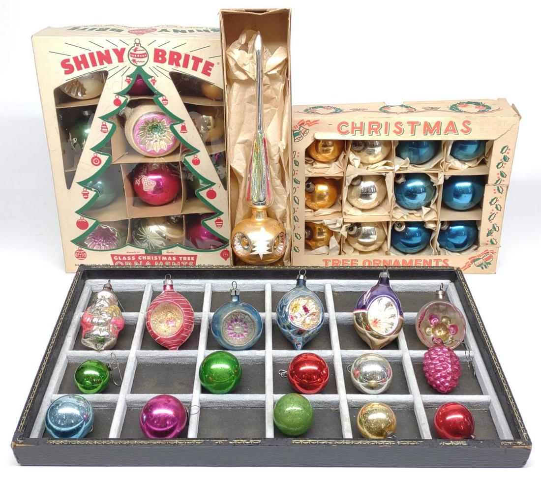 Shiny Brite & Vintage Glass Christmas Ornaments (1 of 15)