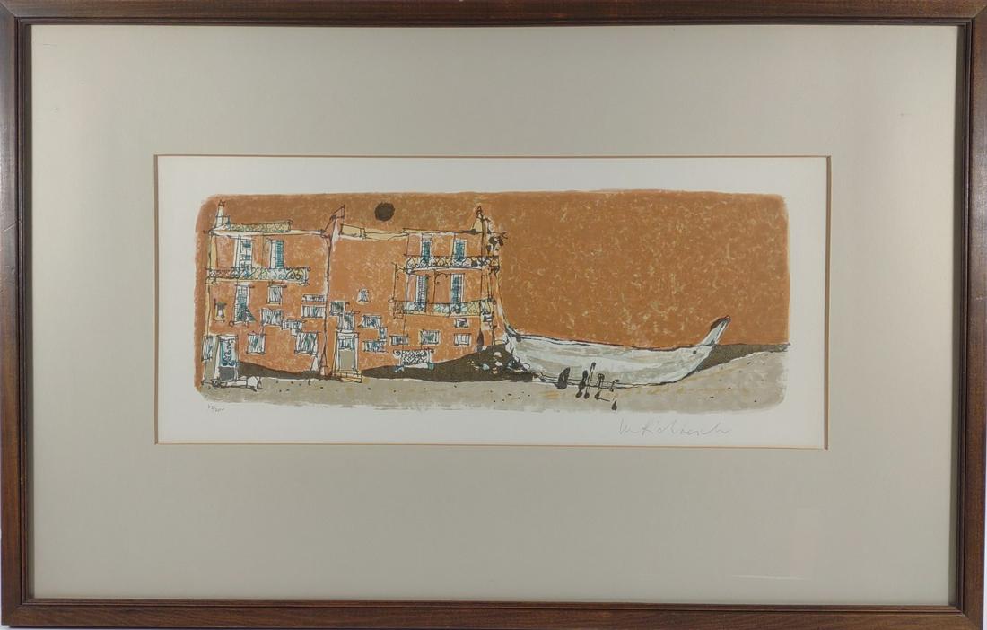 Marco Richterich Signed Numbered Harbor Litho (1 of 8)