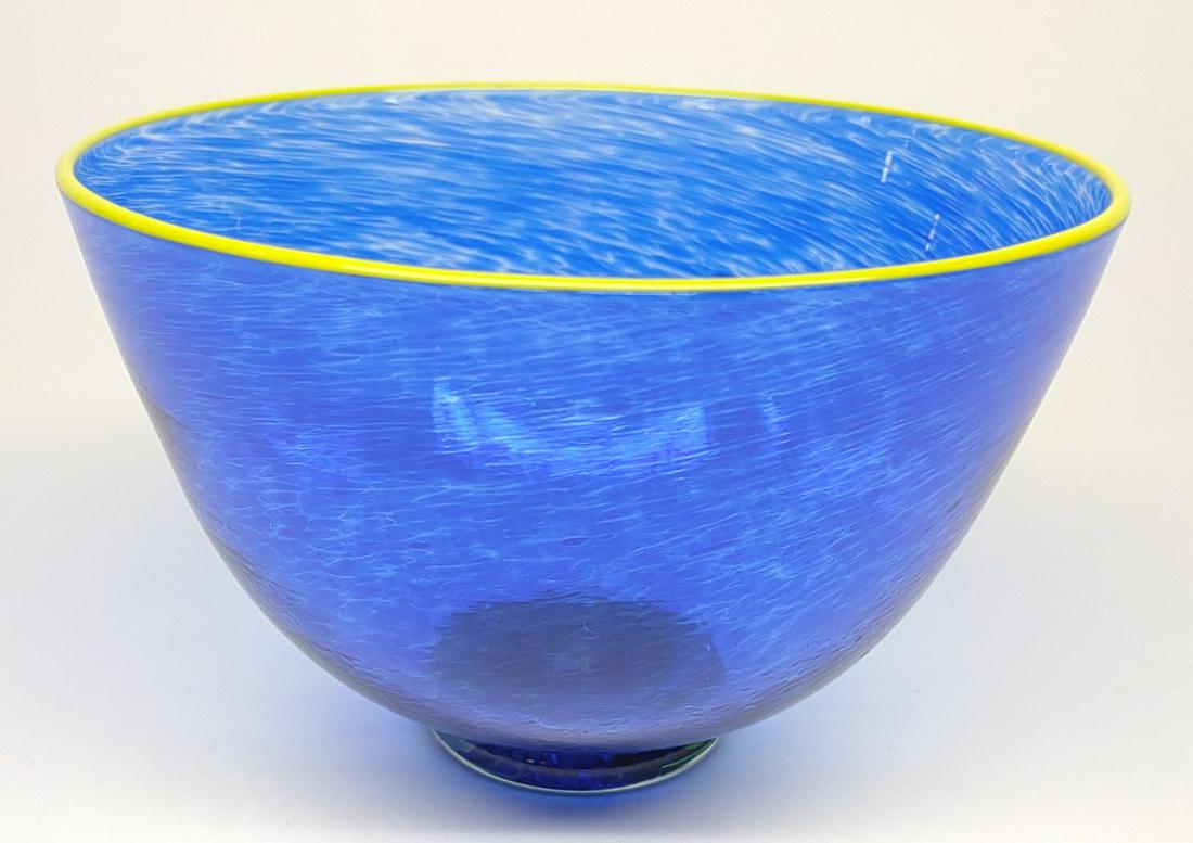 Helena Gibson Signed Glass Art Bowl (1 of 7)