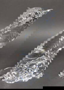 Large Baccarat Cheetah on the Watch Sculpture
